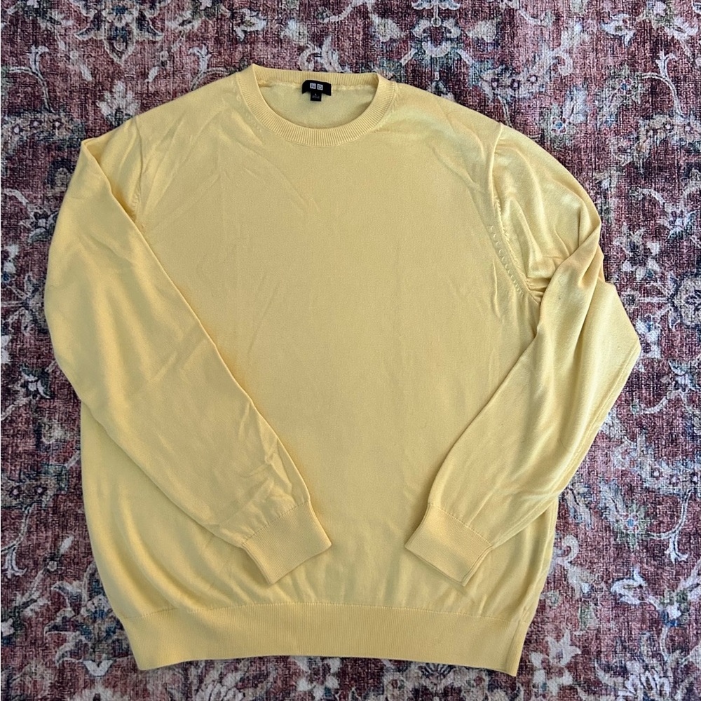 Uniqlo yellow sweater